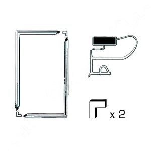 TESNILO ZA HLADILNIK MAGNETNO ,tesnilo katero se održe na mero  00122044