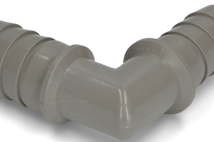 KOLENO PVC  spojka  fi 20 mm vsadno - " smrekica